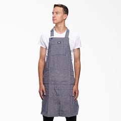 "Hickory Stripe Canvas Work Apron"