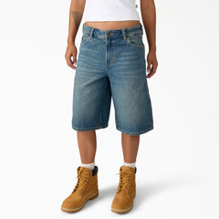 "Women's 957 Loose Denim Shorts, 13"""