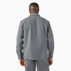 "Lima Pinstripe Button-Up Shirt"