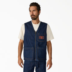 "Dickies x Harley-Davidson® Denim Zip-Up Vest"