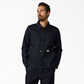 "Selvedge Herringbone Barn Denim Jacket"