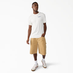 "Worn In Relaxed Carpenter Duck Shorts, 13"""