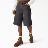 "Worn In Relaxed Carpenter Duck Shorts, 13"""