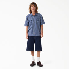 "Worn In Striped Work Shirt"