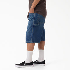 "Worn In Relaxed Carpenter Denim Shorts, 13"""