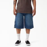 "Worn In Relaxed Carpenter Denim Shorts, 13"""