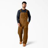 "Waxed Canvas Double Front Bib Overalls"