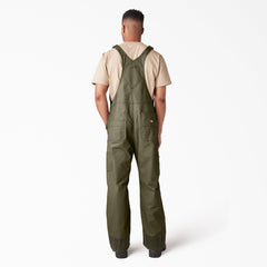 "Waxed Canvas Double Front Bib Overalls"
