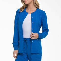 "Women's EDS Essentials Snap Front Scrub Jacket"