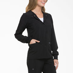 "Women's EDS Essentials Snap Front Scrub Jacket"