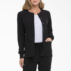 "Women's EDS Essentials Snap Front Scrub Jacket"