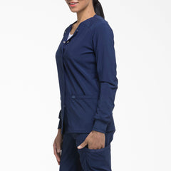 "Women's EDS Essentials Snap Front Scrub Jacket"