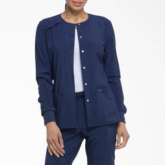 "Women's EDS Essentials Snap Front Scrub Jacket"