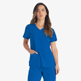 "Women's EDS Essentials V-Neck Scrub Top"