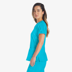 "Women's EDS Essentials V-Neck Scrub Top"