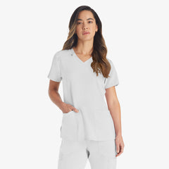 "Women's EDS Essentials V-Neck Scrub Top"