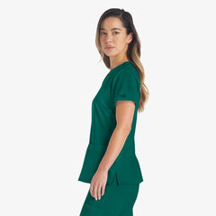 "Women's EDS Essentials V-Neck Scrub Top"