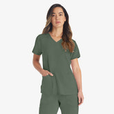 "Women's EDS Essentials V-Neck Scrub Top"