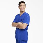 "Men's EDS Essentials V-Neck Scrub Top"
