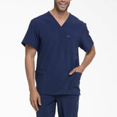 "Men's EDS Essentials V-Neck Scrub Top"