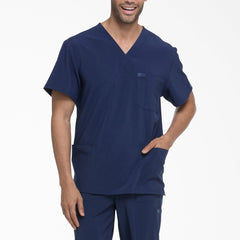 "Men's EDS Essentials V-Neck Scrub Top"