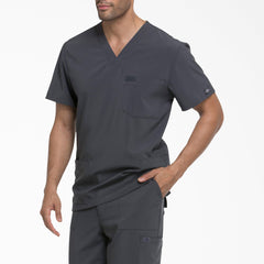 "Men's EDS Essentials V-Neck Scrub Top"