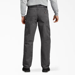 "Relaxed Fit Sanded Duck Carpenter Pants"