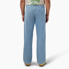"Loose Fit Double Knee Jeans"