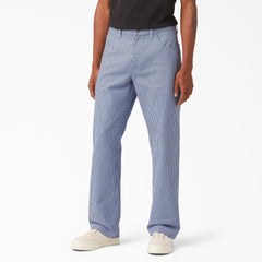 "Hickory Stripe Carpenter Pants"