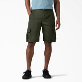 "FLEX Relaxed Fit Duck Cargo Shorts, 11"""