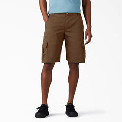 "FLEX Relaxed Fit Duck Cargo Shorts, 11"""