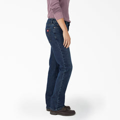 "Women's Lined Relaxed Fit Jeans"