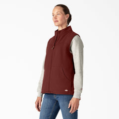 "Women's Fleece Lined Duck Canvas Vest"