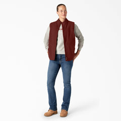 "Women's Fleece Lined Duck Canvas Vest"