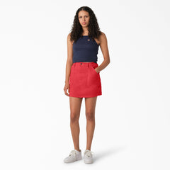 "Women's High Waisted Carpenter Skirt"