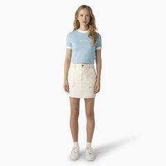 "Women's High Waisted Carpenter Skirt"
