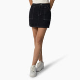 "Women's High Waisted Carpenter Skirt"