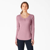 "Women's Henley Long Sleeve Shirt"