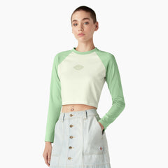 "Women's Sodaville Long Sleeve Cropped T-Shirt"