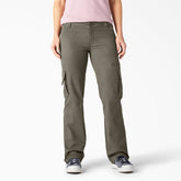 "Women's Relaxed Fit Straight Leg Cargo Pants"