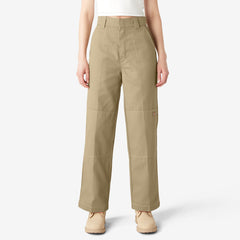 "Women's Relaxed Fit Double Knee Pants"