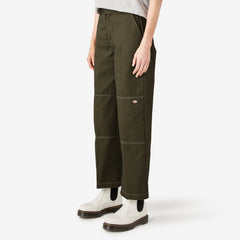 "Women's Relaxed Fit Double Knee Pants"