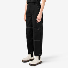 "Women's Relaxed Fit Double Knee Pants"