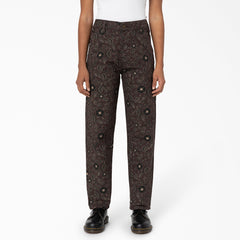 "Women's Ellis Floral Duck Canvas Pants"
