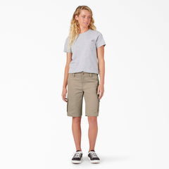 "Women's Relaxed Fit Cargo Shorts, 11"""