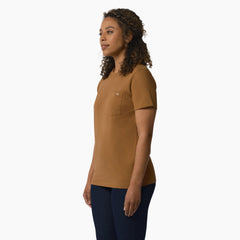 "Women's Heavyweight Short Sleeve Pocket T-Shirt"