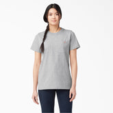 "Women's Heavyweight Short Sleeve Pocket T-Shirt"