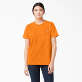 "Women's Heavyweight Short Sleeve Pocket T-Shirt"