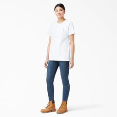 "Women's Heavyweight Short Sleeve Pocket T-Shirt"