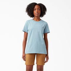 "Women's Heavyweight Short Sleeve Pocket T-Shirt"